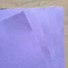 Papier artisanal fait main couleur Lavande