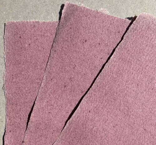 Papier recyclé kraft rose