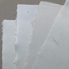 Papier inclusions chanvre et lin