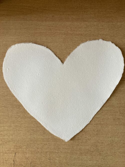 Papier Cœur - lot de 5
