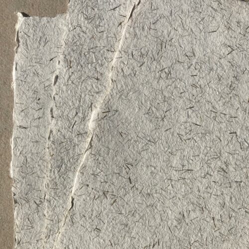 Papier chanvre inclusion lin